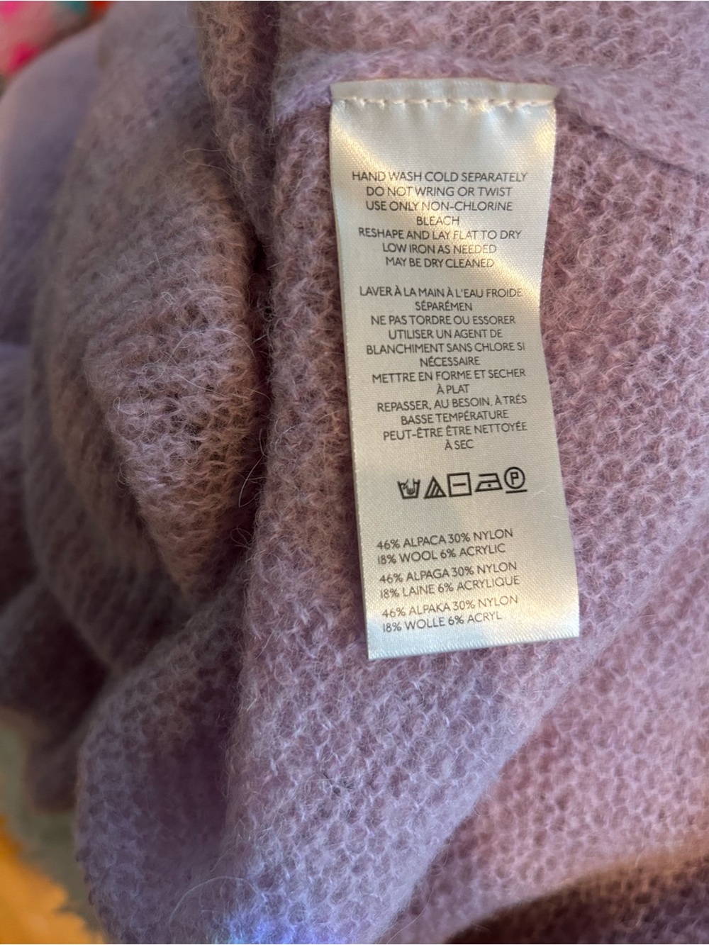 Free People sweater dress midi Lilac Confetti - Picture 12 of 12